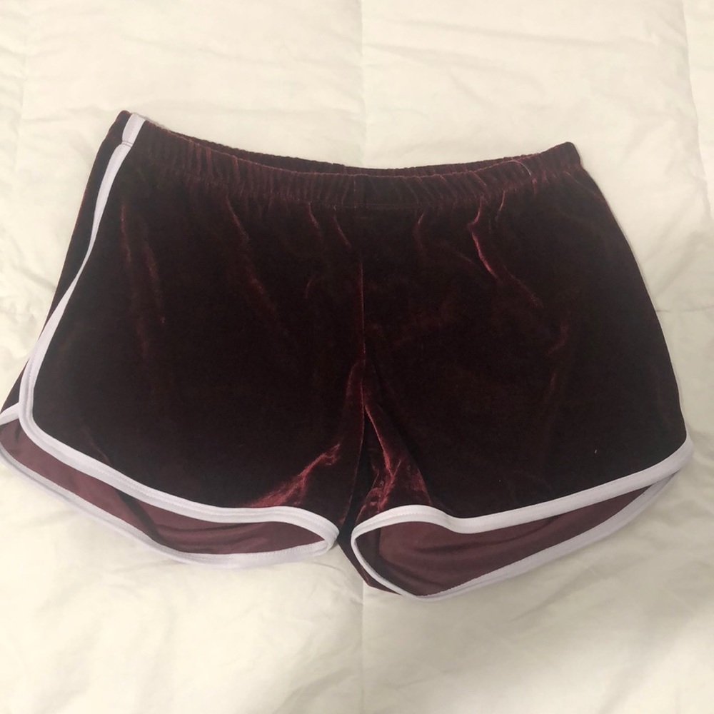 Velvet shorts